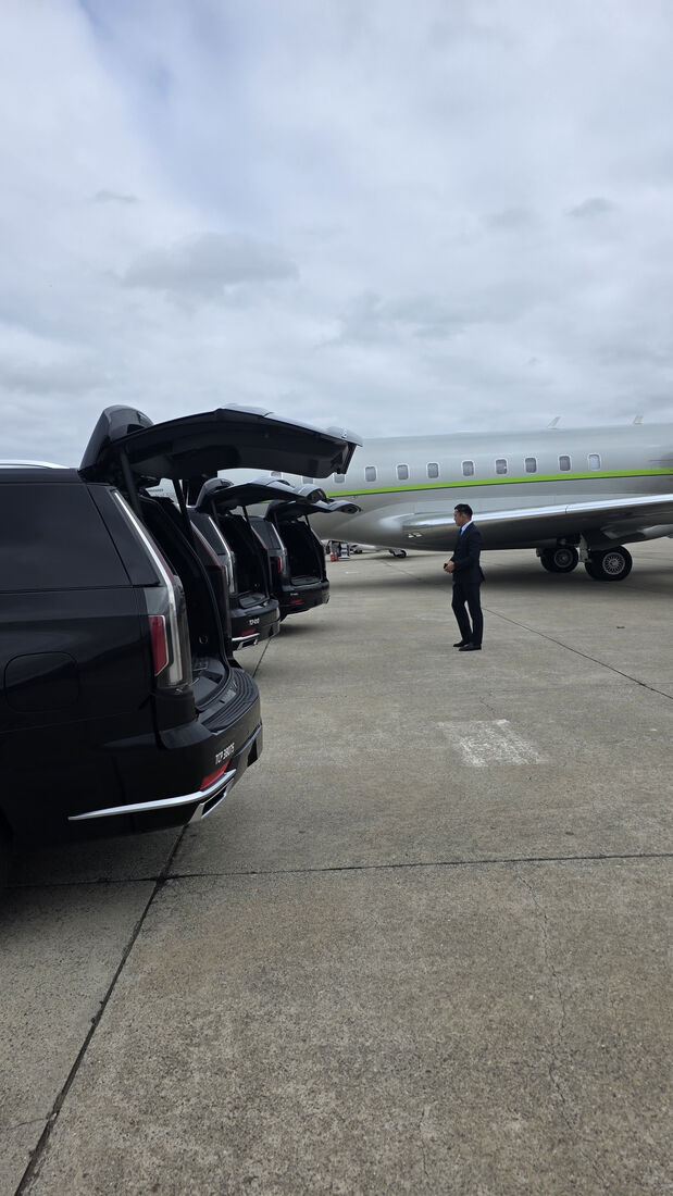 SFDRIVEN fleet lined up on the tarmac